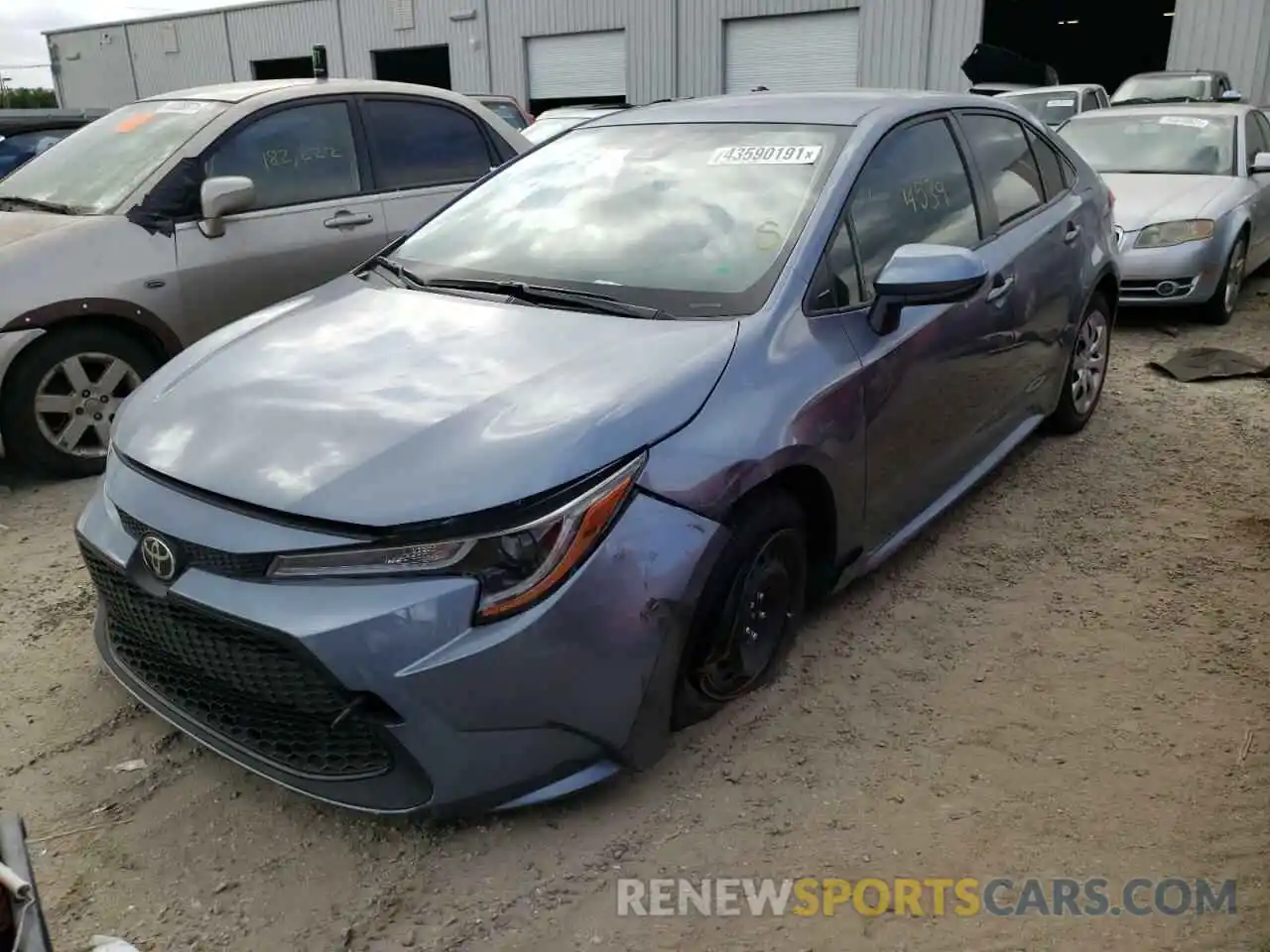 2 Photograph of a damaged car JTDEPMAE4MJ147330 TOYOTA COROLLA 2021