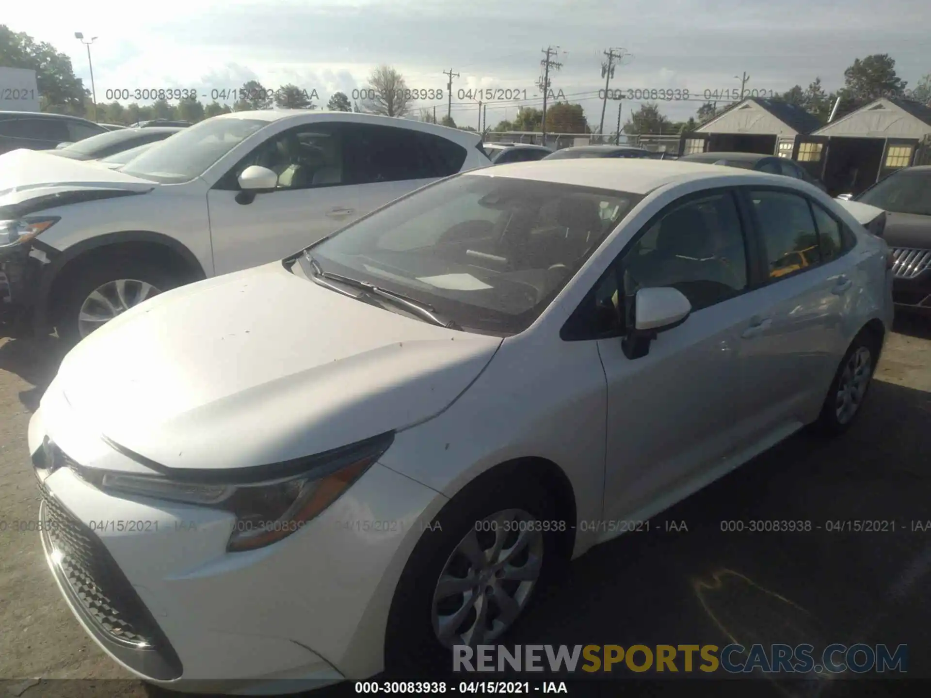 2 Photograph of a damaged car JTDEPMAE4MJ147456 TOYOTA COROLLA 2021