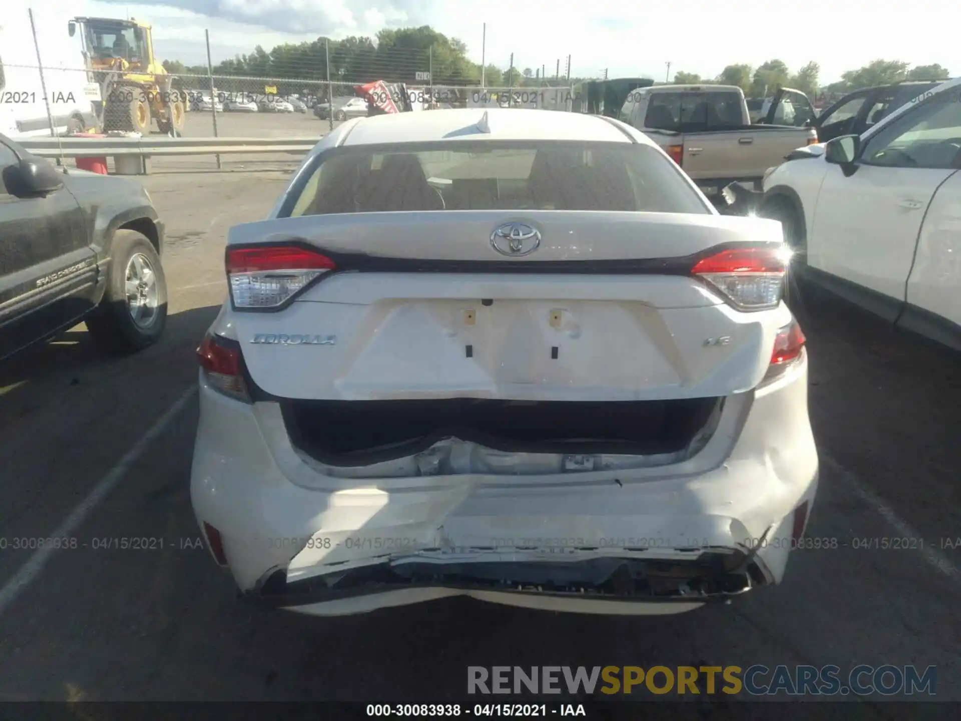 6 Photograph of a damaged car JTDEPMAE4MJ147456 TOYOTA COROLLA 2021