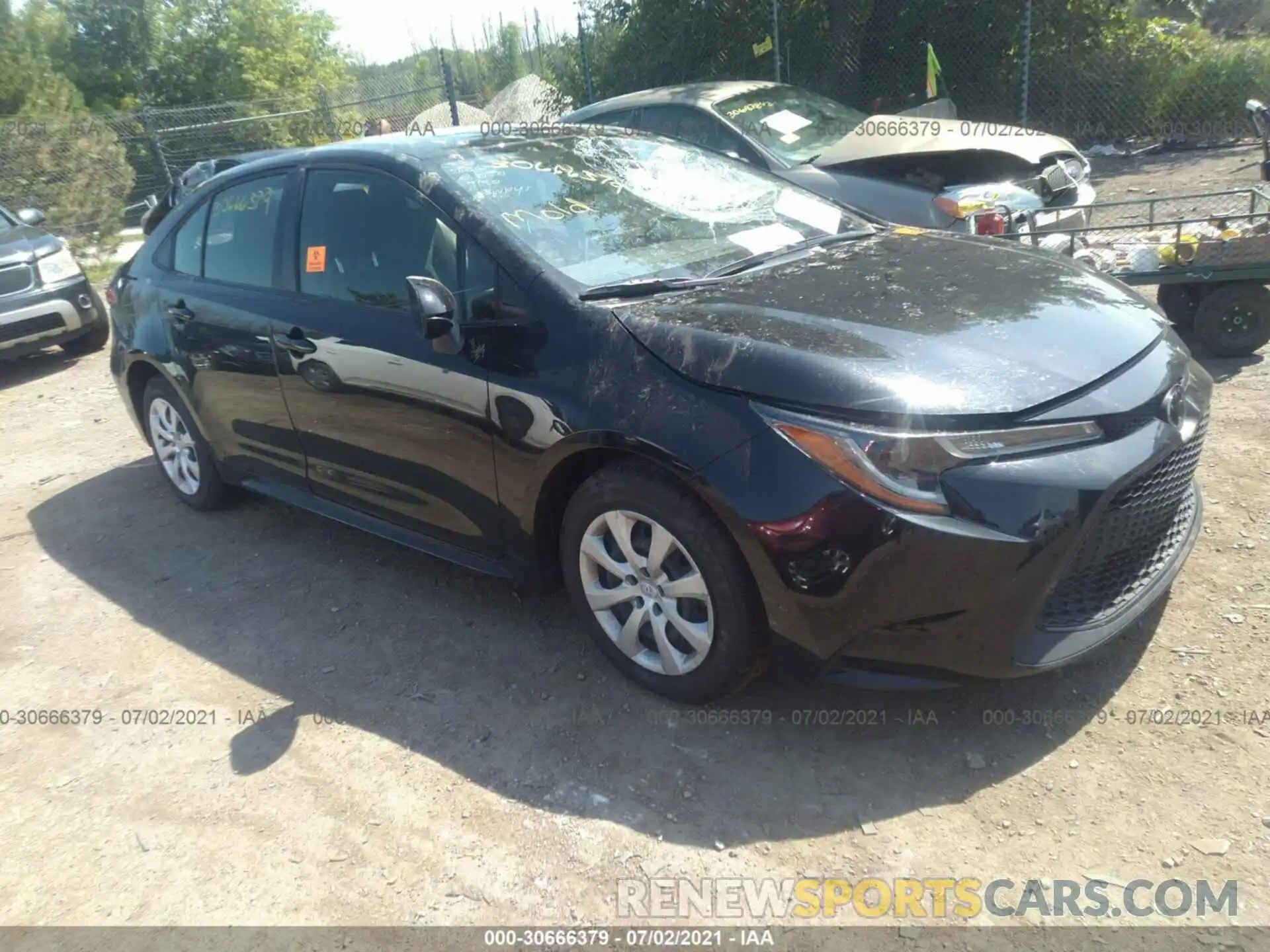 1 Photograph of a damaged car JTDEPMAE4MJ147697 TOYOTA COROLLA 2021