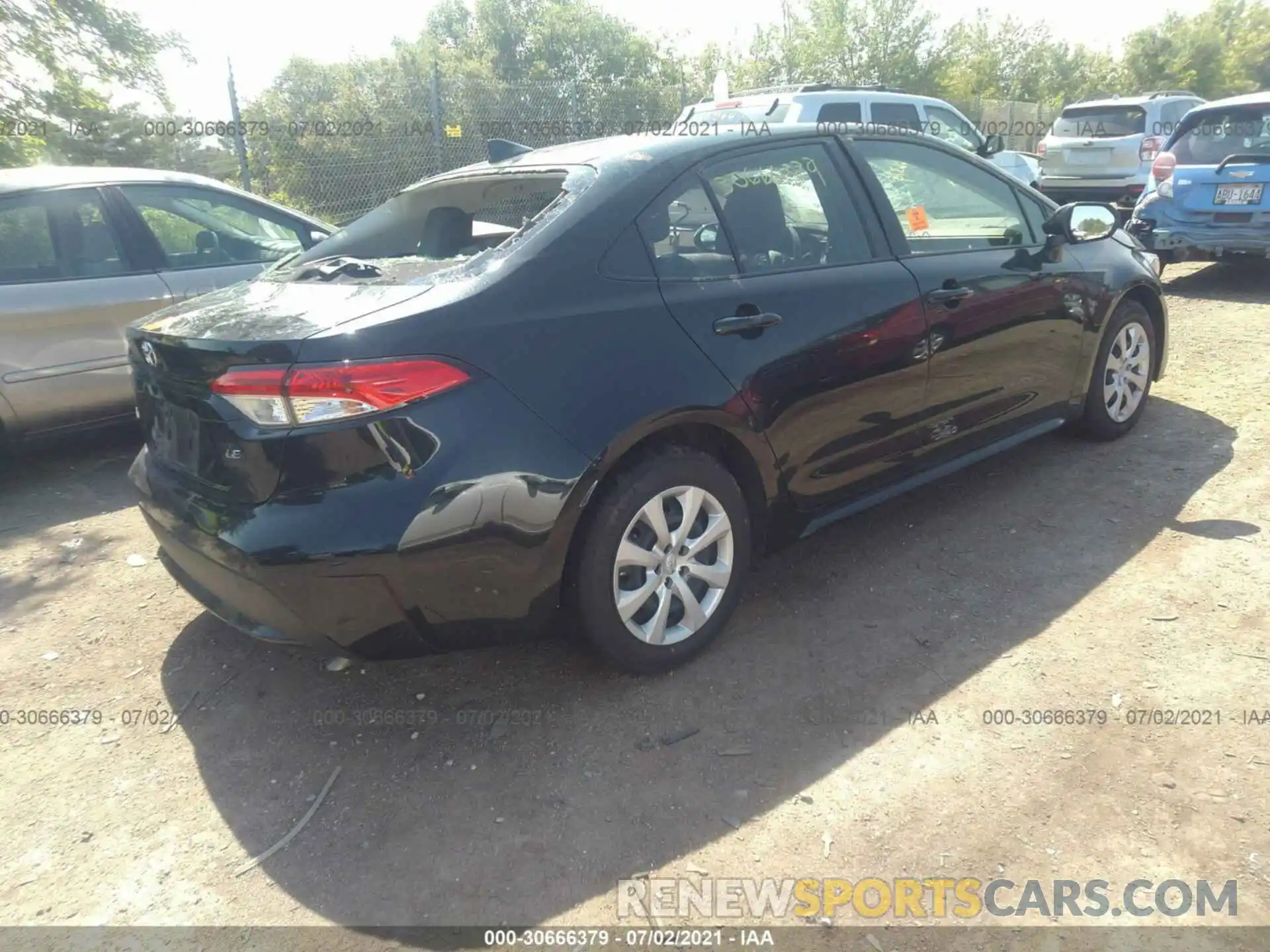 4 Photograph of a damaged car JTDEPMAE4MJ147697 TOYOTA COROLLA 2021