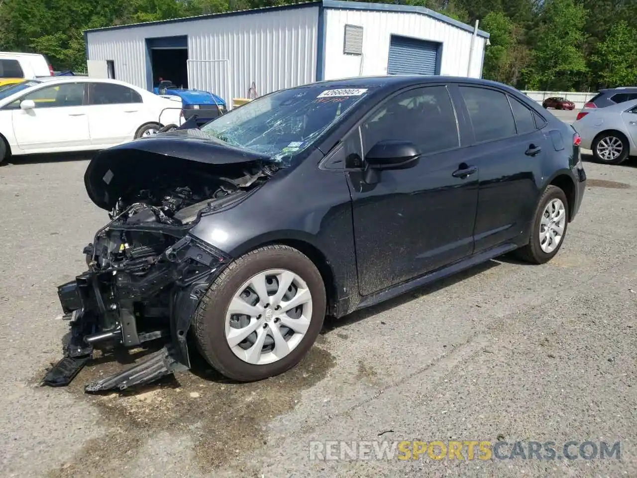 2 Photograph of a damaged car JTDEPMAE4MJ147702 TOYOTA COROLLA 2021