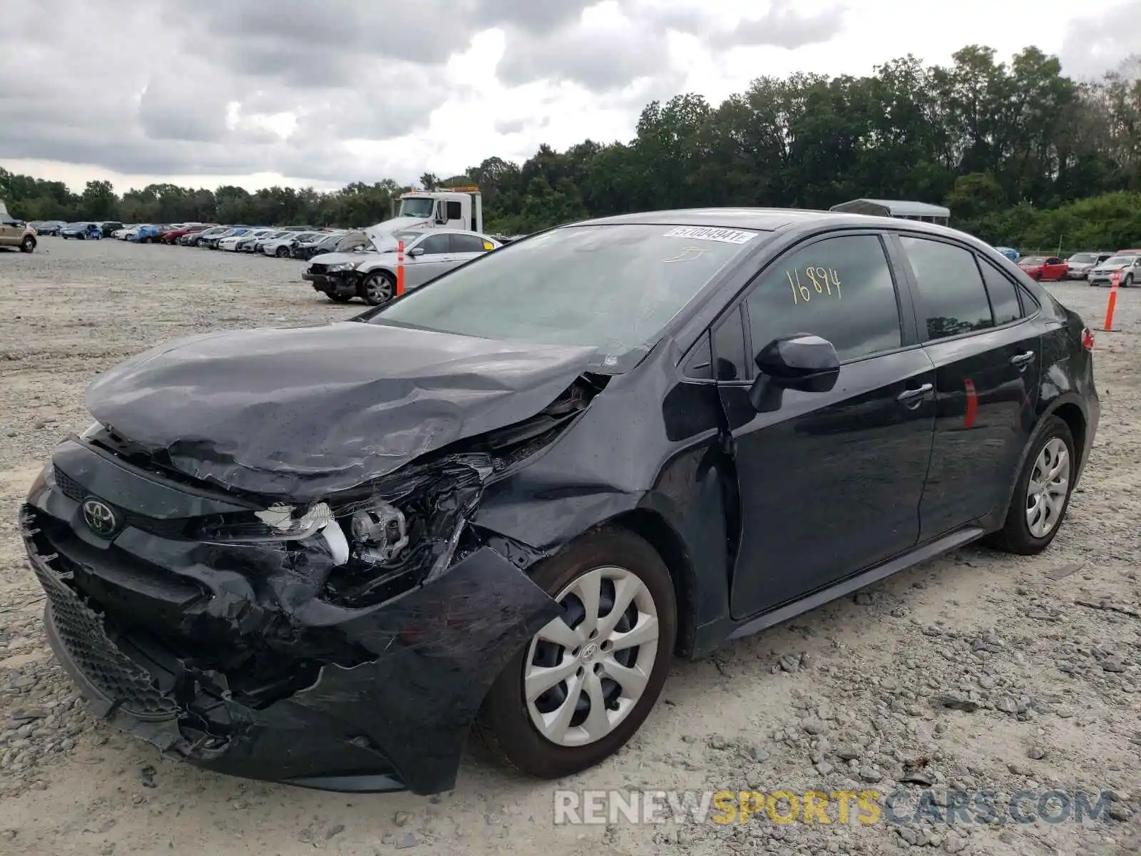 2 Photograph of a damaged car JTDEPMAE4MJ148221 TOYOTA COROLLA 2021