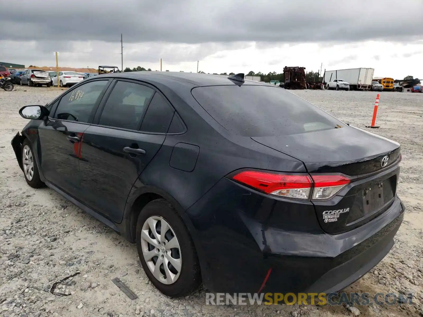 3 Photograph of a damaged car JTDEPMAE4MJ148221 TOYOTA COROLLA 2021