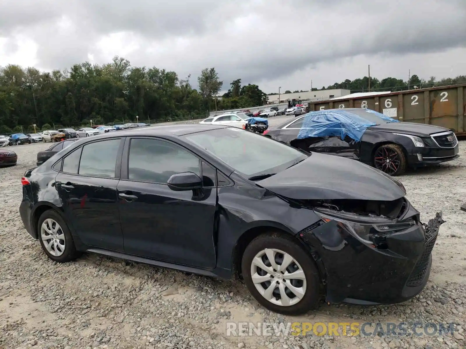 9 Photograph of a damaged car JTDEPMAE4MJ148221 TOYOTA COROLLA 2021