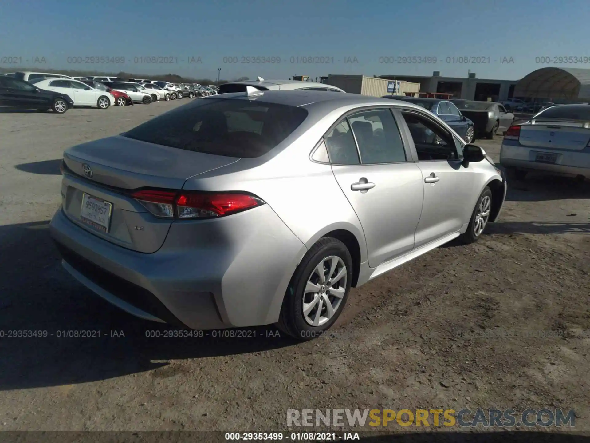 4 Photograph of a damaged car JTDEPMAE4MJ148493 TOYOTA COROLLA 2021