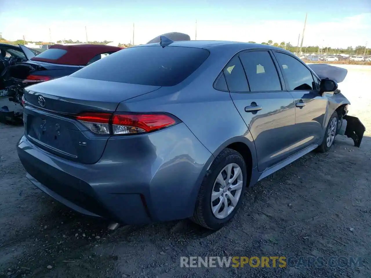 4 Photograph of a damaged car JTDEPMAE4MJ149482 TOYOTA COROLLA 2021