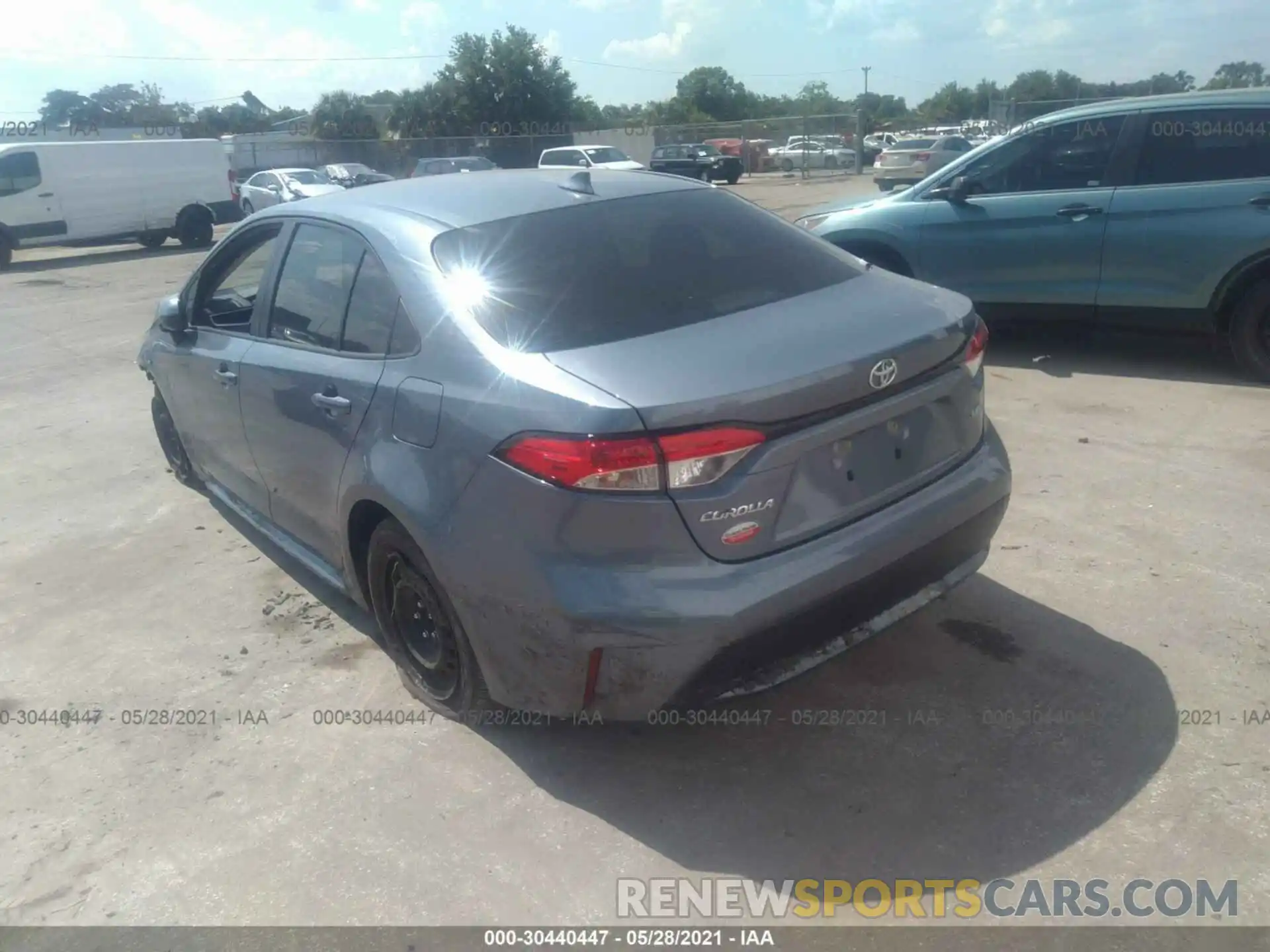 3 Photograph of a damaged car JTDEPMAE4MJ149840 TOYOTA COROLLA 2021