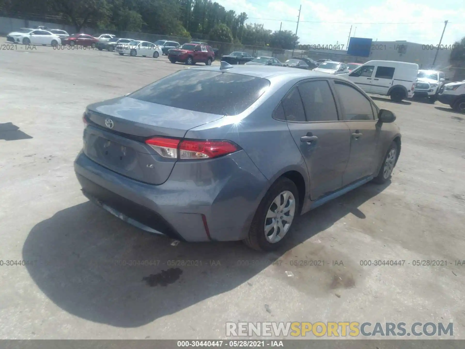 4 Photograph of a damaged car JTDEPMAE4MJ149840 TOYOTA COROLLA 2021