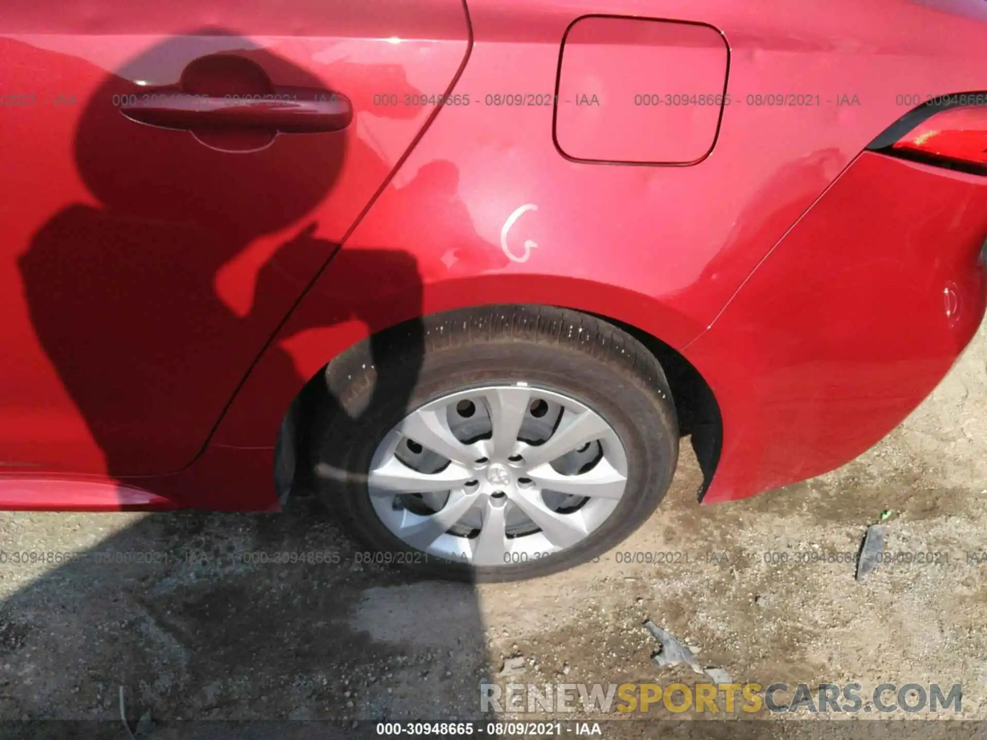 13 Photograph of a damaged car JTDEPMAE4MJ150132 TOYOTA COROLLA 2021