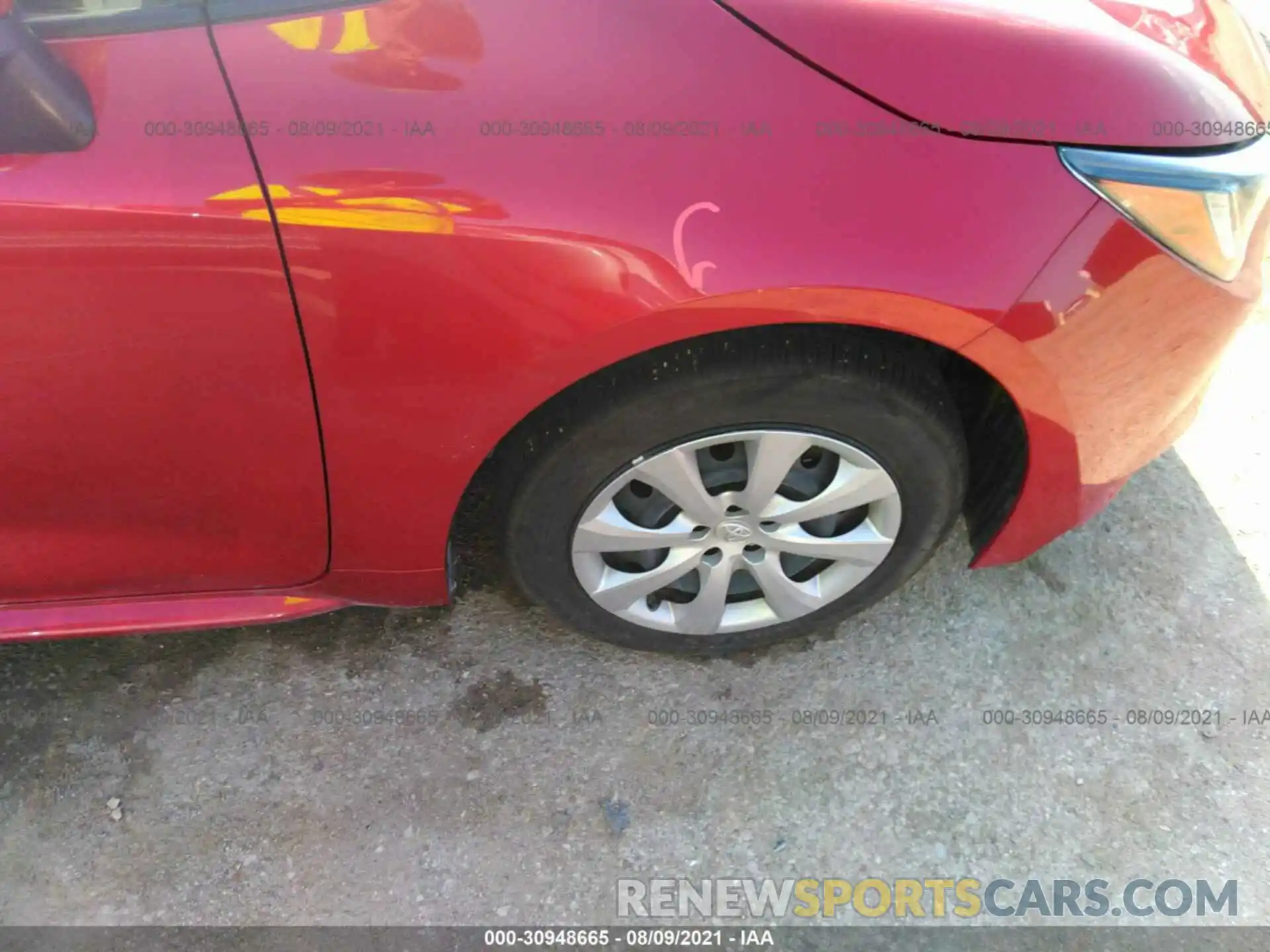 14 Photograph of a damaged car JTDEPMAE4MJ150132 TOYOTA COROLLA 2021