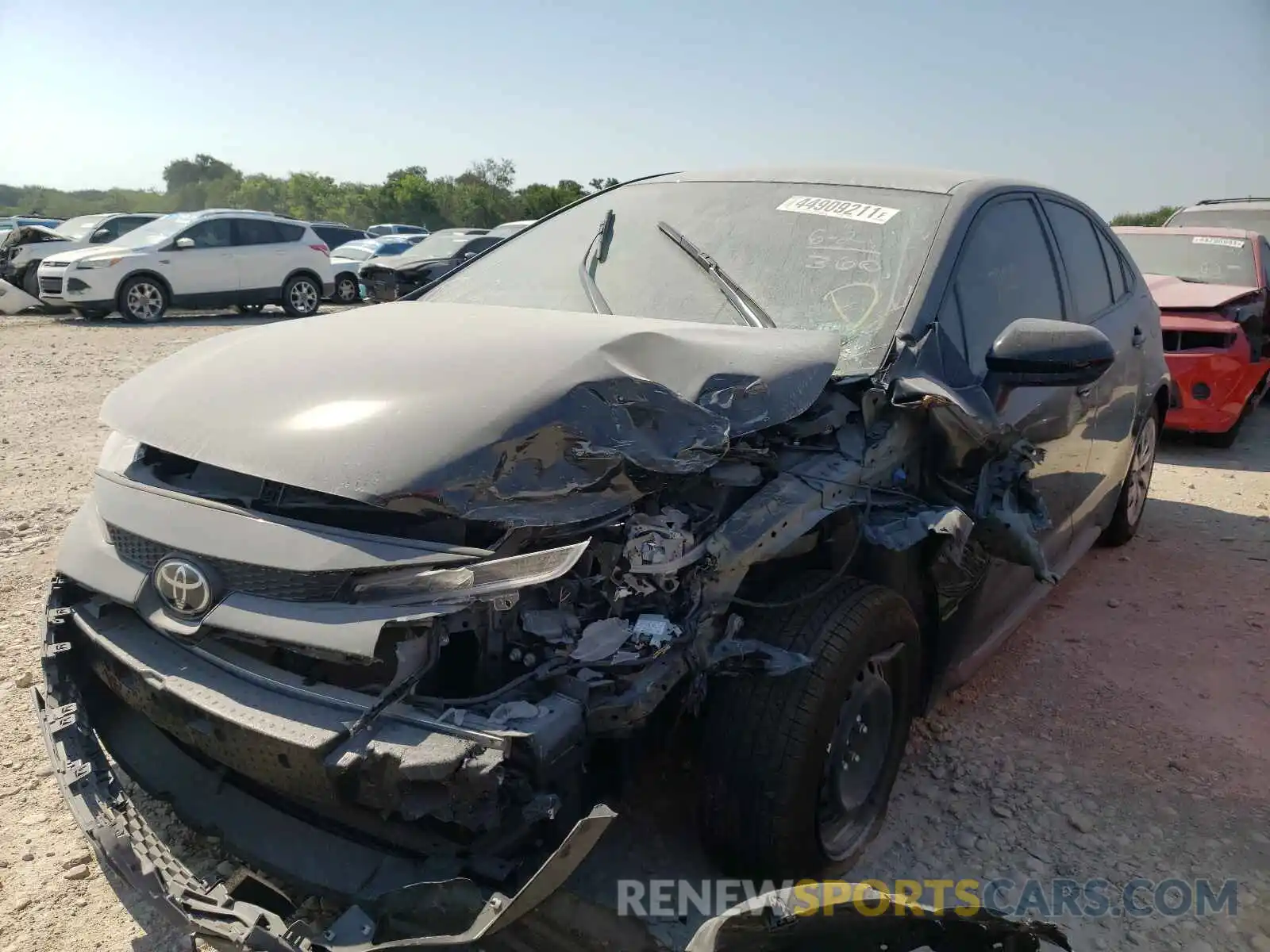 2 Photograph of a damaged car JTDEPMAE4MJ150339 TOYOTA COROLLA 2021