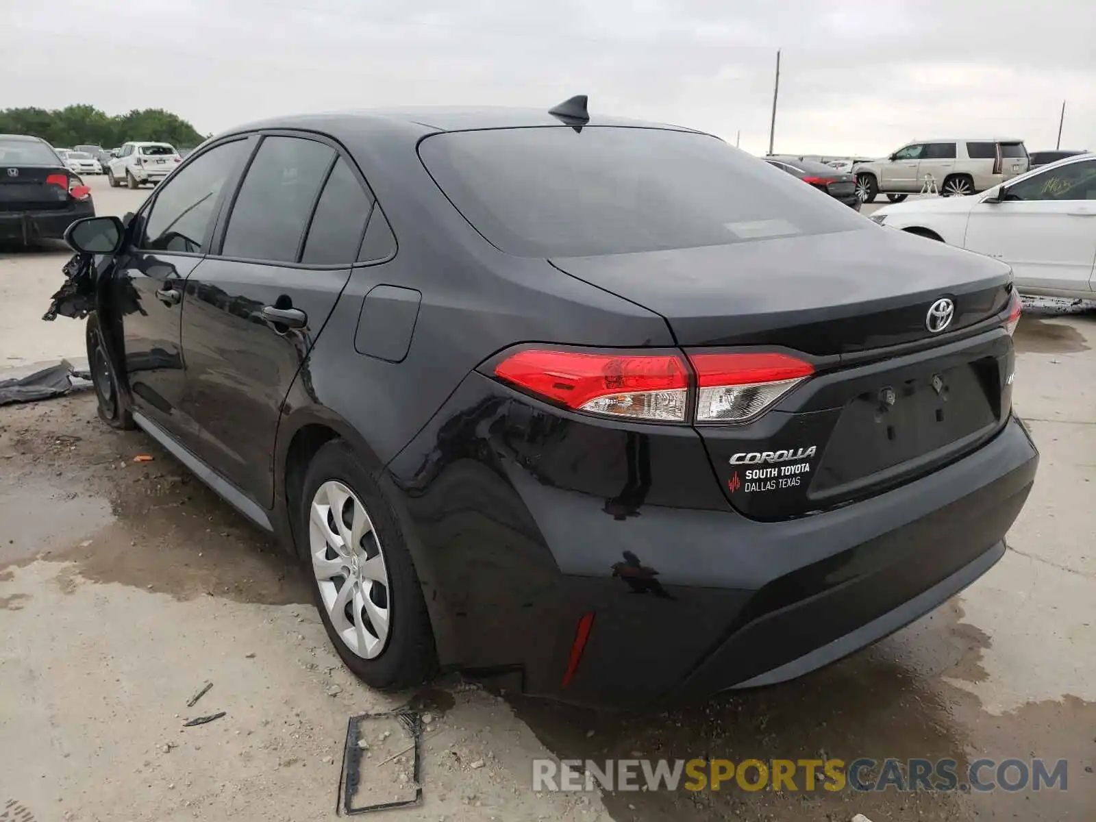 3 Photograph of a damaged car JTDEPMAE4MJ150339 TOYOTA COROLLA 2021