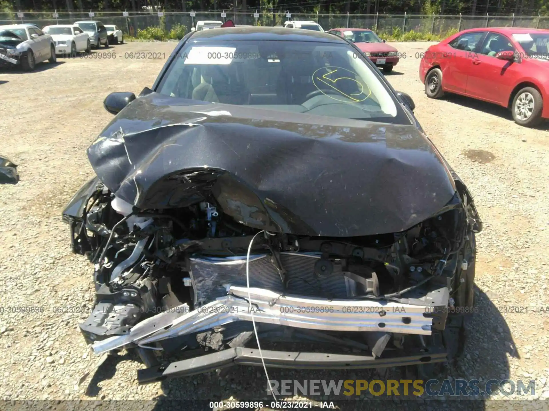 6 Фотография поврежденного автомобиля JTDEPMAE4MJ151099 TOYOTA COROLLA 2021