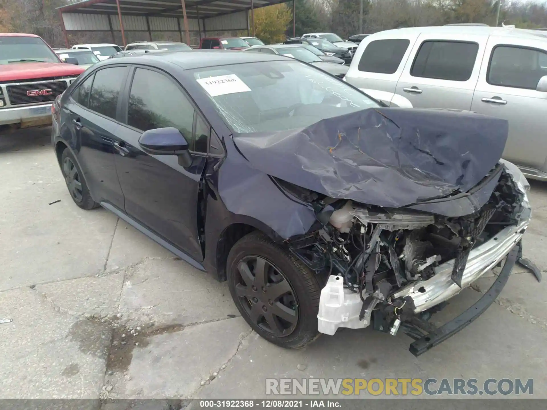 1 Photograph of a damaged car JTDEPMAE4MJ151233 TOYOTA COROLLA 2021