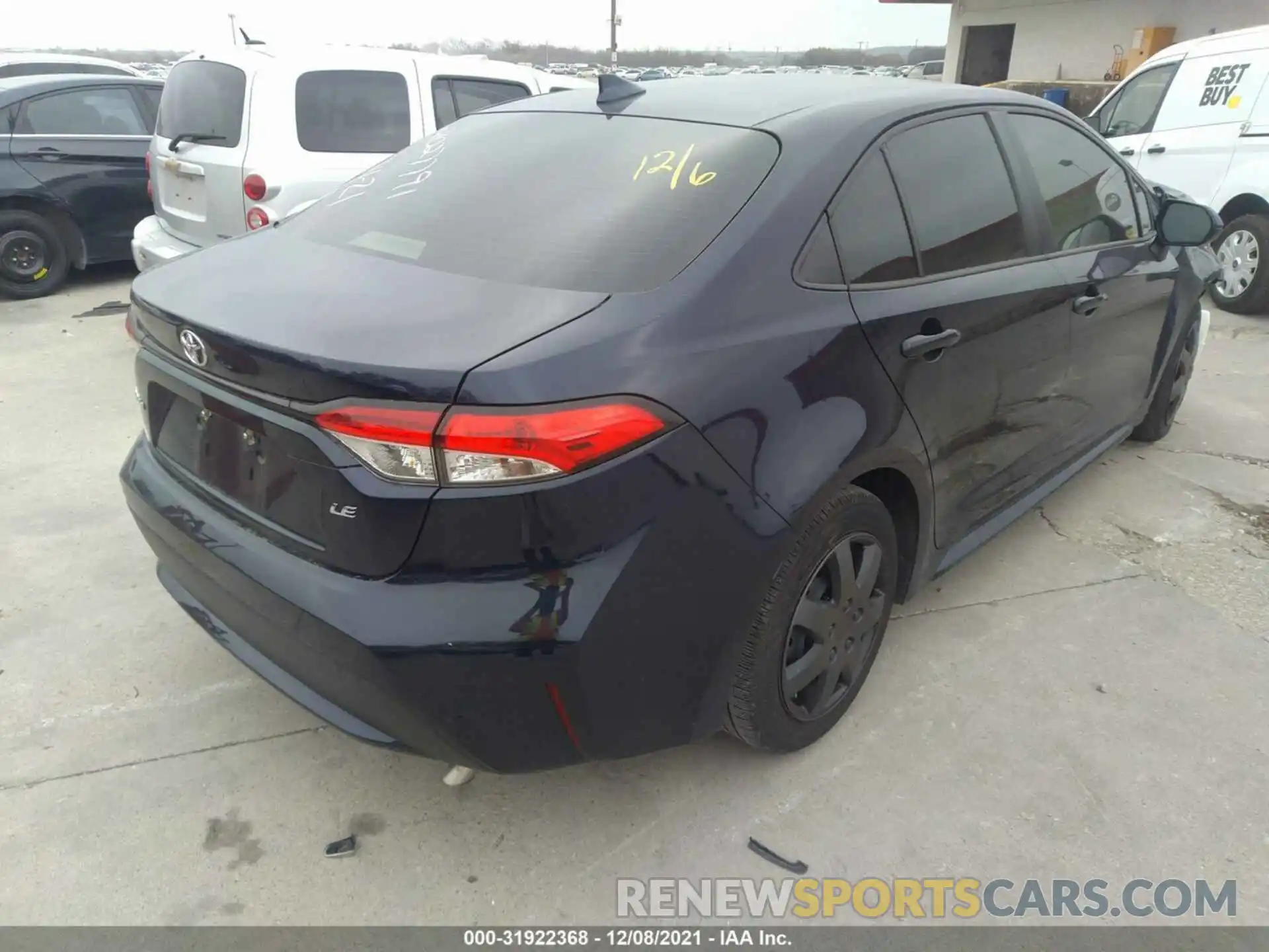 4 Photograph of a damaged car JTDEPMAE4MJ151233 TOYOTA COROLLA 2021