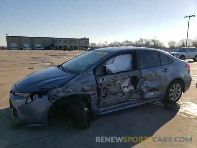 9 Photograph of a damaged car JTDEPMAE4MJ151989 TOYOTA COROLLA 2021