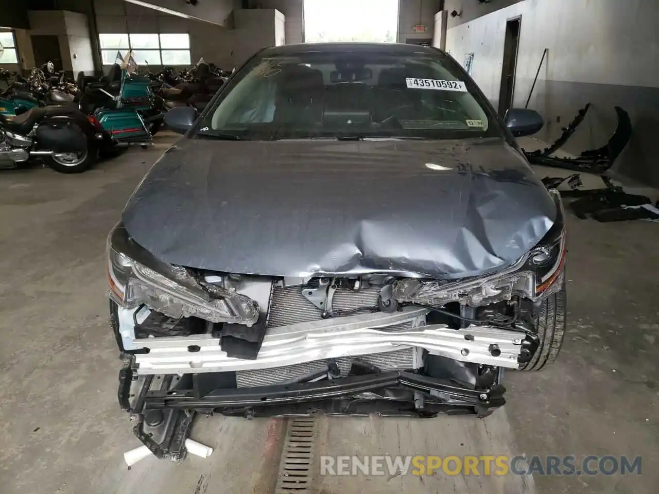 9 Photograph of a damaged car JTDEPMAE4MJ152057 TOYOTA COROLLA 2021