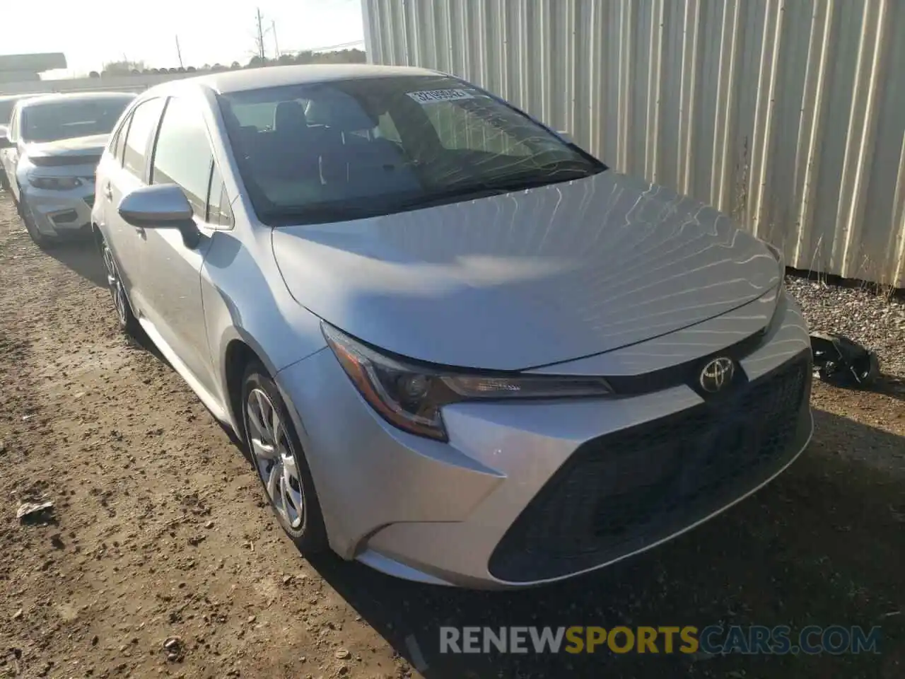 1 Photograph of a damaged car JTDEPMAE4MJ152351 TOYOTA COROLLA 2021