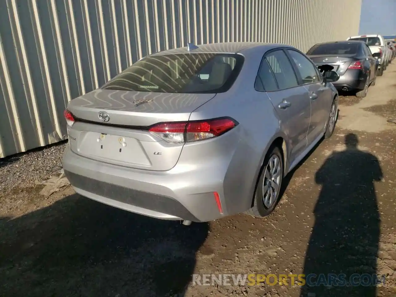 4 Photograph of a damaged car JTDEPMAE4MJ152351 TOYOTA COROLLA 2021