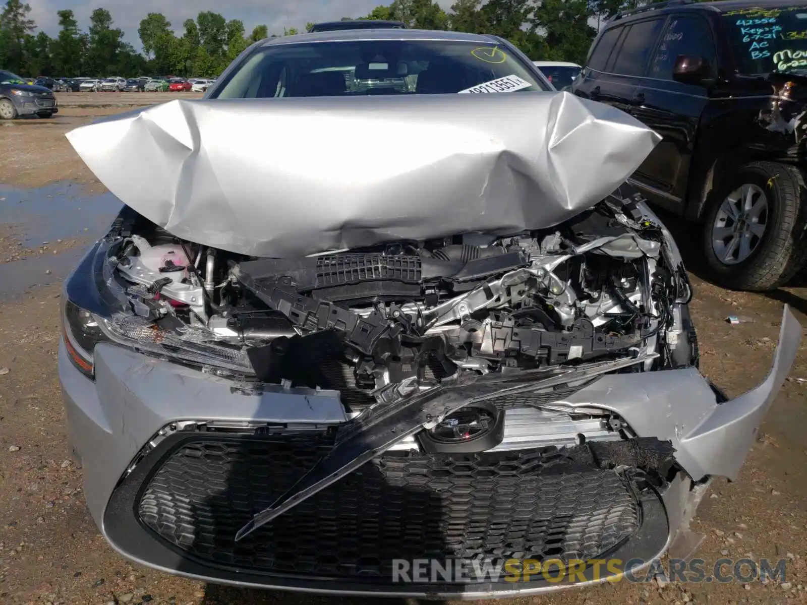 9 Photograph of a damaged car JTDEPMAE4MJ153242 TOYOTA COROLLA 2021