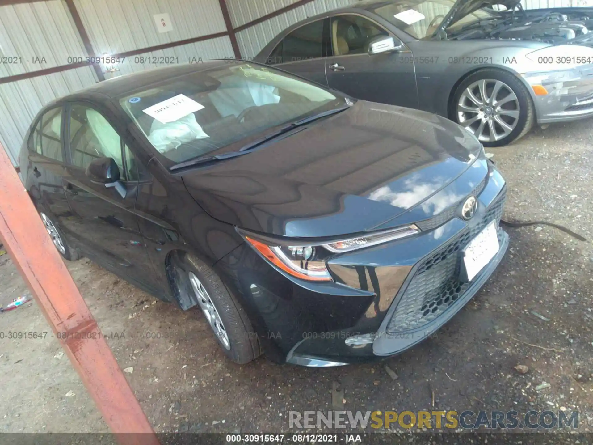 1 Photograph of a damaged car JTDEPMAE4MJ154309 TOYOTA COROLLA 2021