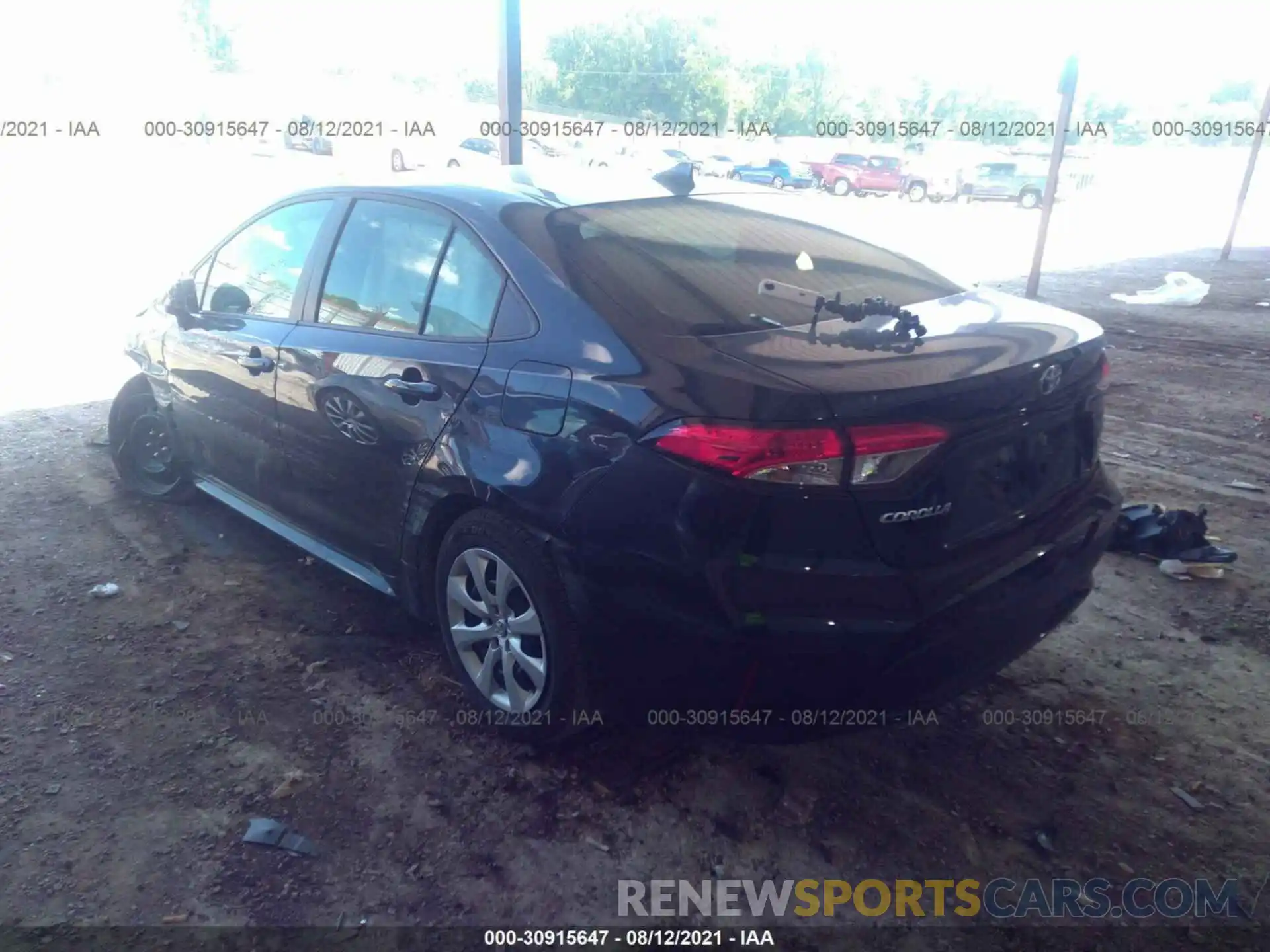 3 Photograph of a damaged car JTDEPMAE4MJ154309 TOYOTA COROLLA 2021