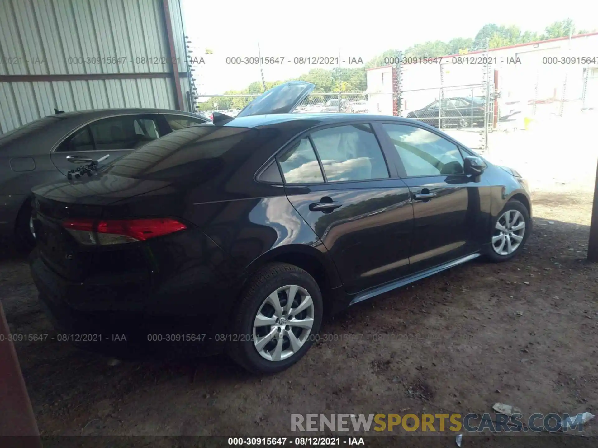 4 Photograph of a damaged car JTDEPMAE4MJ154309 TOYOTA COROLLA 2021