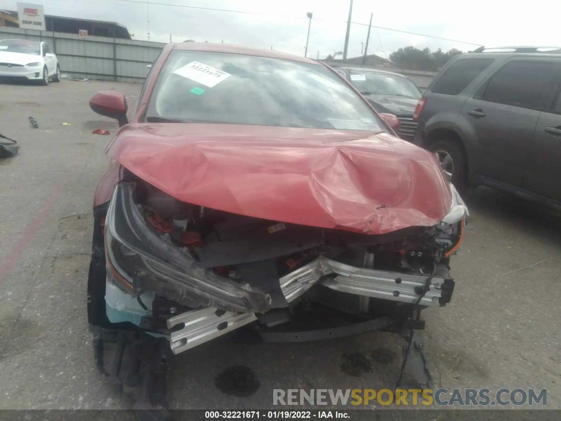 6 Photograph of a damaged car JTDEPMAE4MJ154665 TOYOTA COROLLA 2021