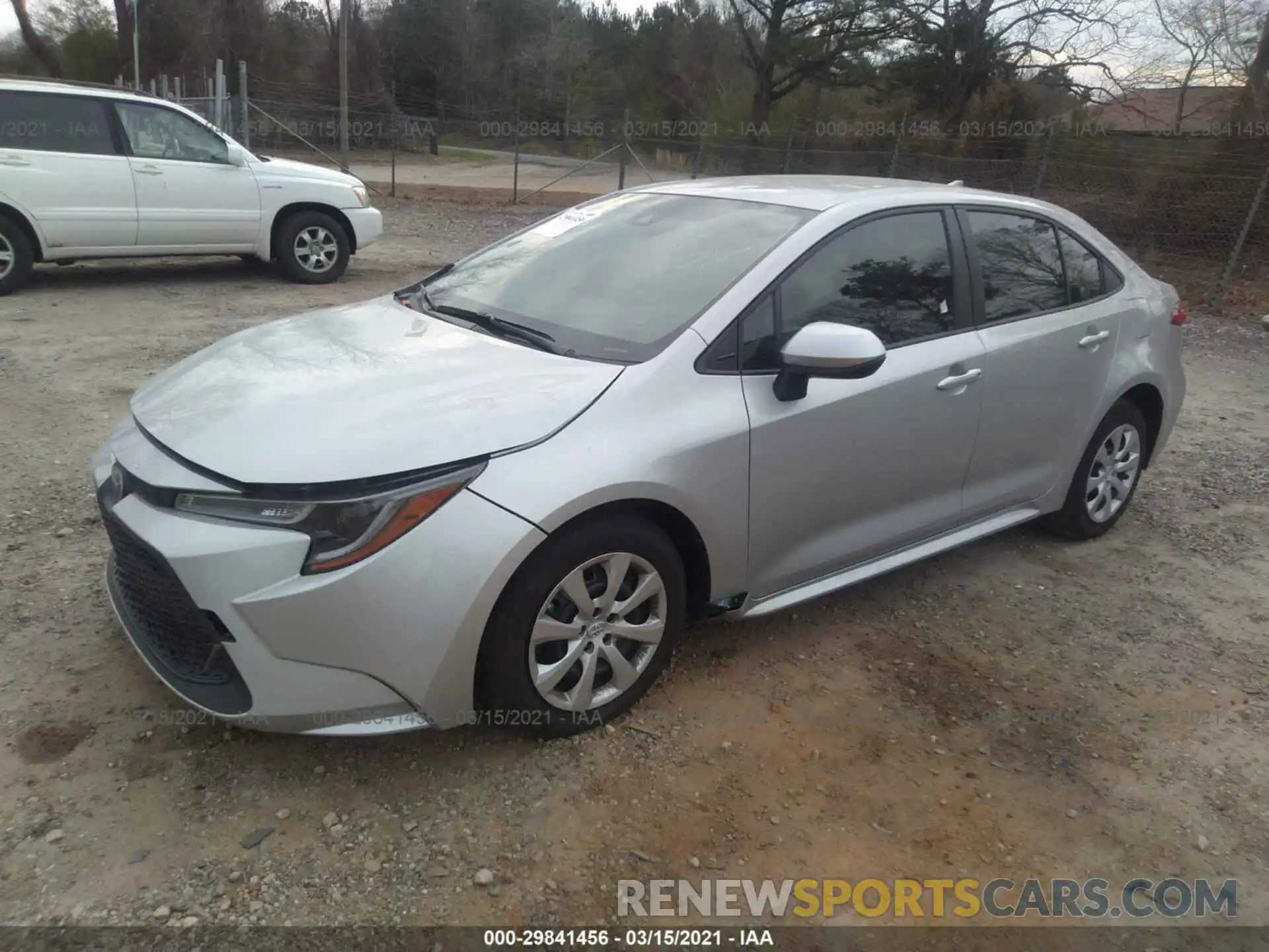 2 Photograph of a damaged car JTDEPMAE4MJ155895 TOYOTA COROLLA 2021