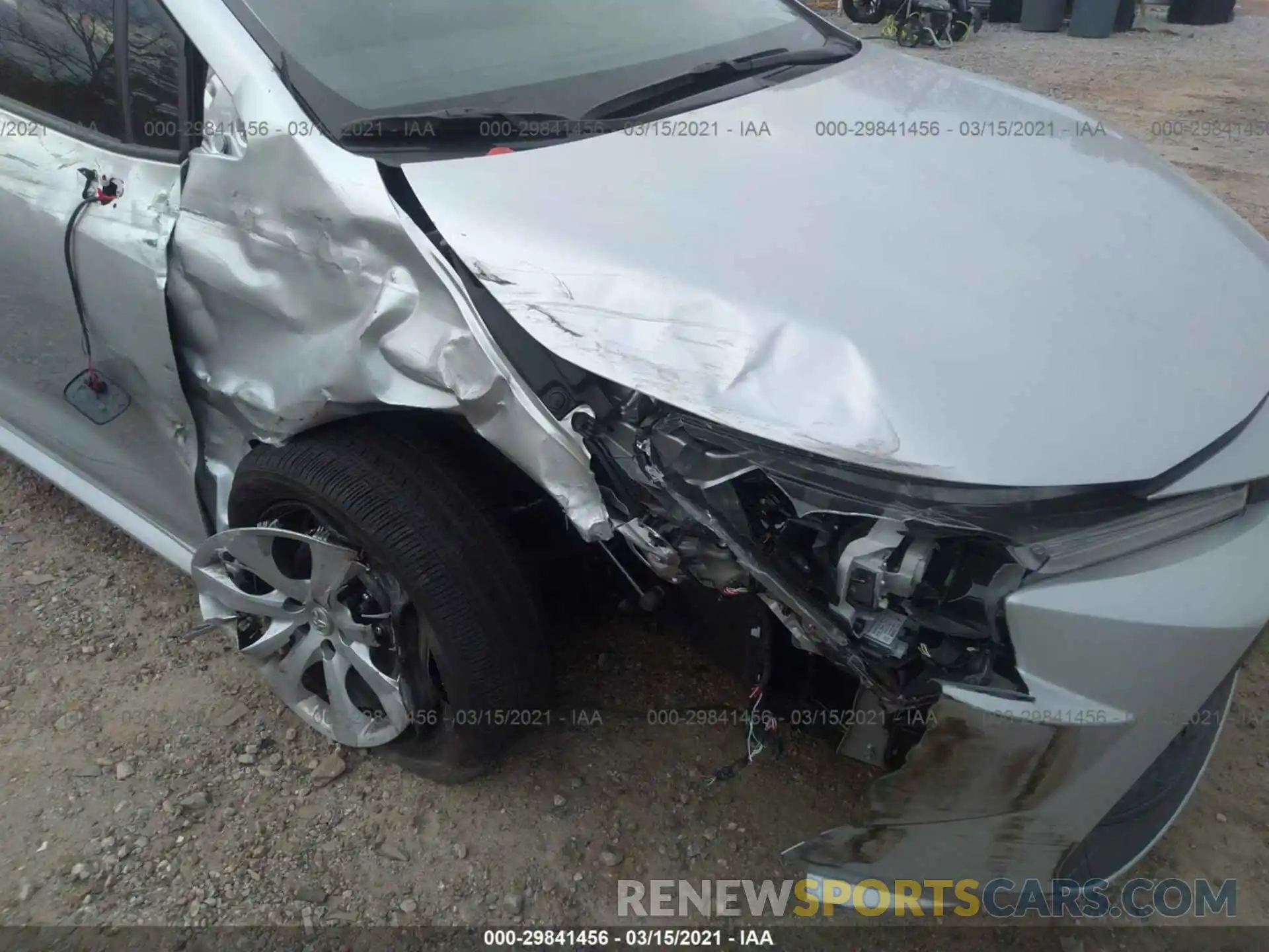 6 Photograph of a damaged car JTDEPMAE4MJ155895 TOYOTA COROLLA 2021