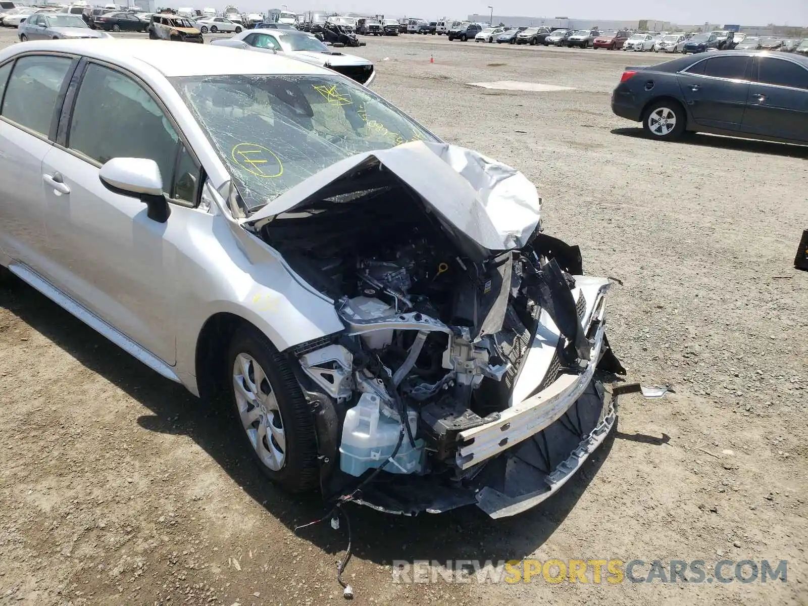 9 Photograph of a damaged car JTDEPMAE4MJ156254 TOYOTA COROLLA 2021