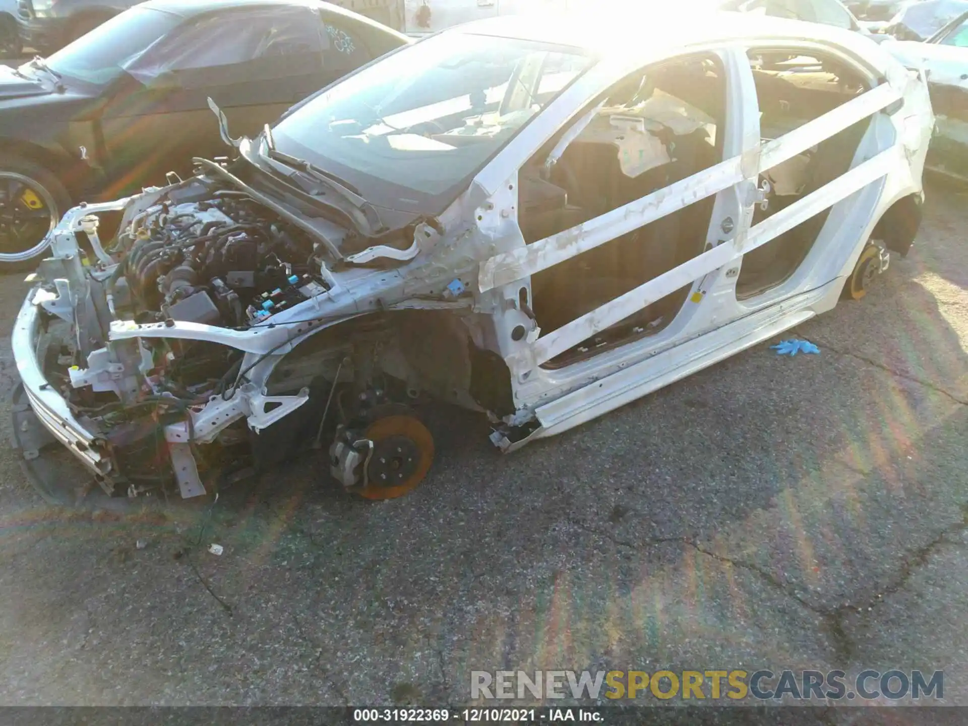 2 Photograph of a damaged car JTDEPMAE4MJ156299 TOYOTA COROLLA 2021