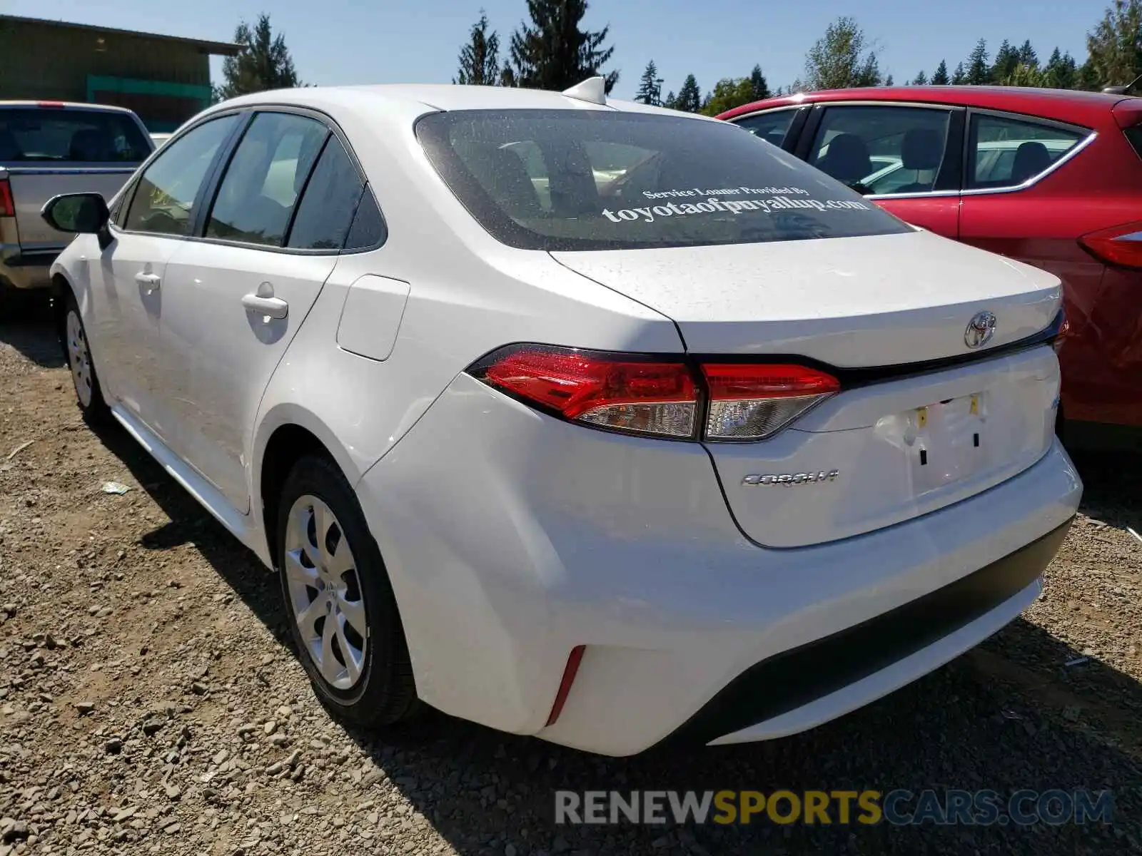 3 Photograph of a damaged car JTDEPMAE4MJ156724 TOYOTA COROLLA 2021