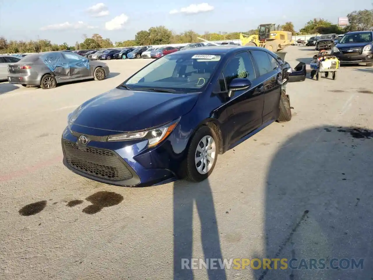 2 Photograph of a damaged car JTDEPMAE4MJ157100 TOYOTA COROLLA 2021