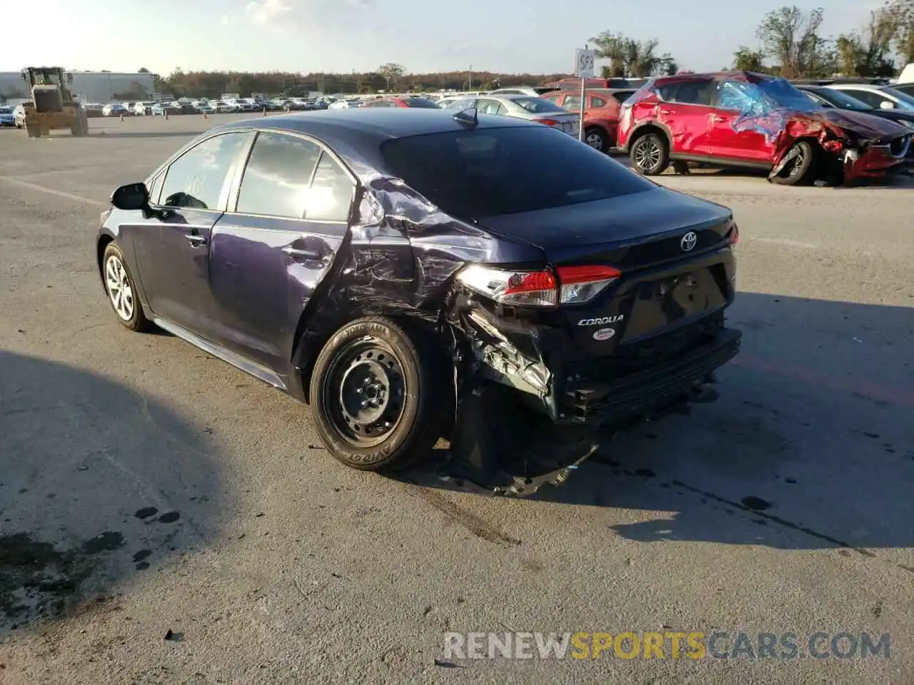 3 Photograph of a damaged car JTDEPMAE4MJ157100 TOYOTA COROLLA 2021