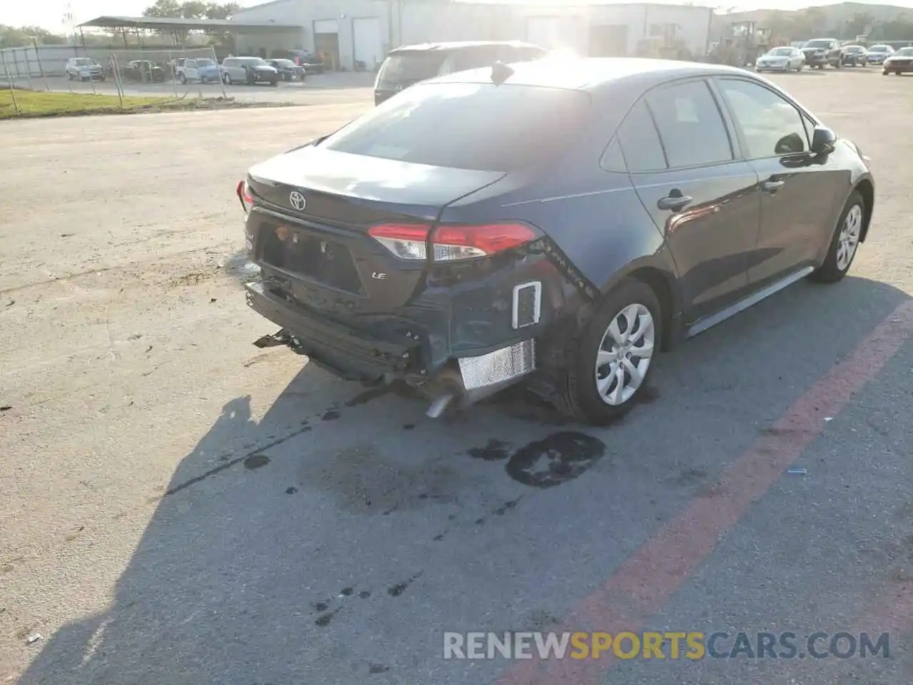 4 Photograph of a damaged car JTDEPMAE4MJ157100 TOYOTA COROLLA 2021