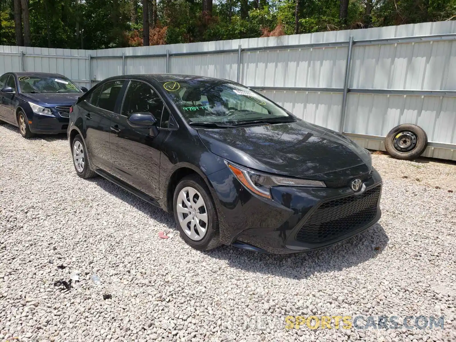 1 Photograph of a damaged car JTDEPMAE4MJ157386 TOYOTA COROLLA 2021