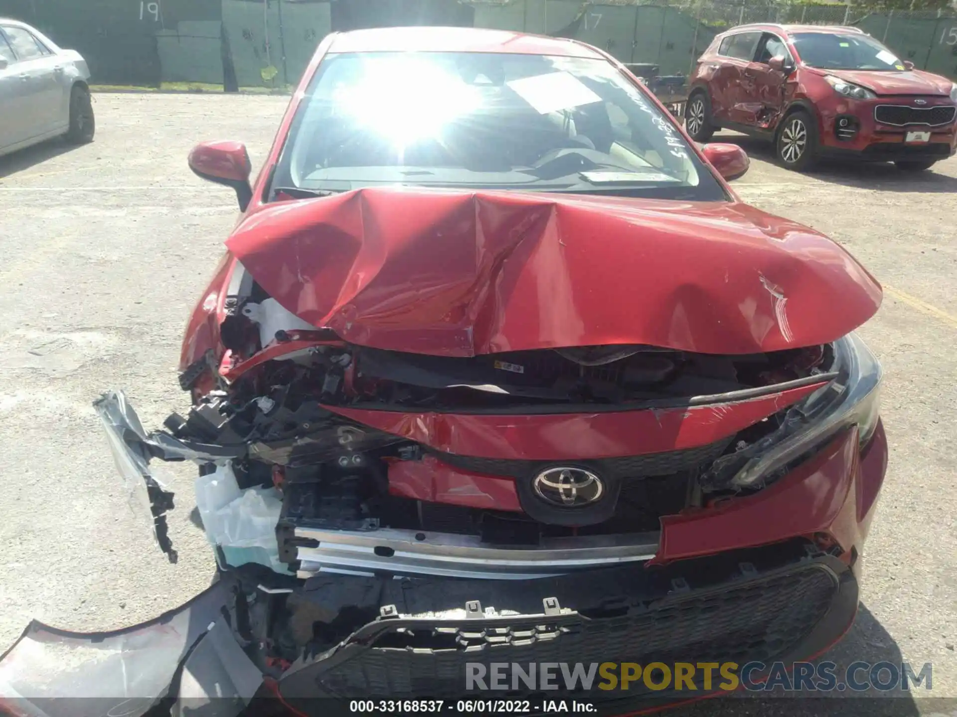 6 Photograph of a damaged car JTDEPMAE4MJ157808 TOYOTA COROLLA 2021