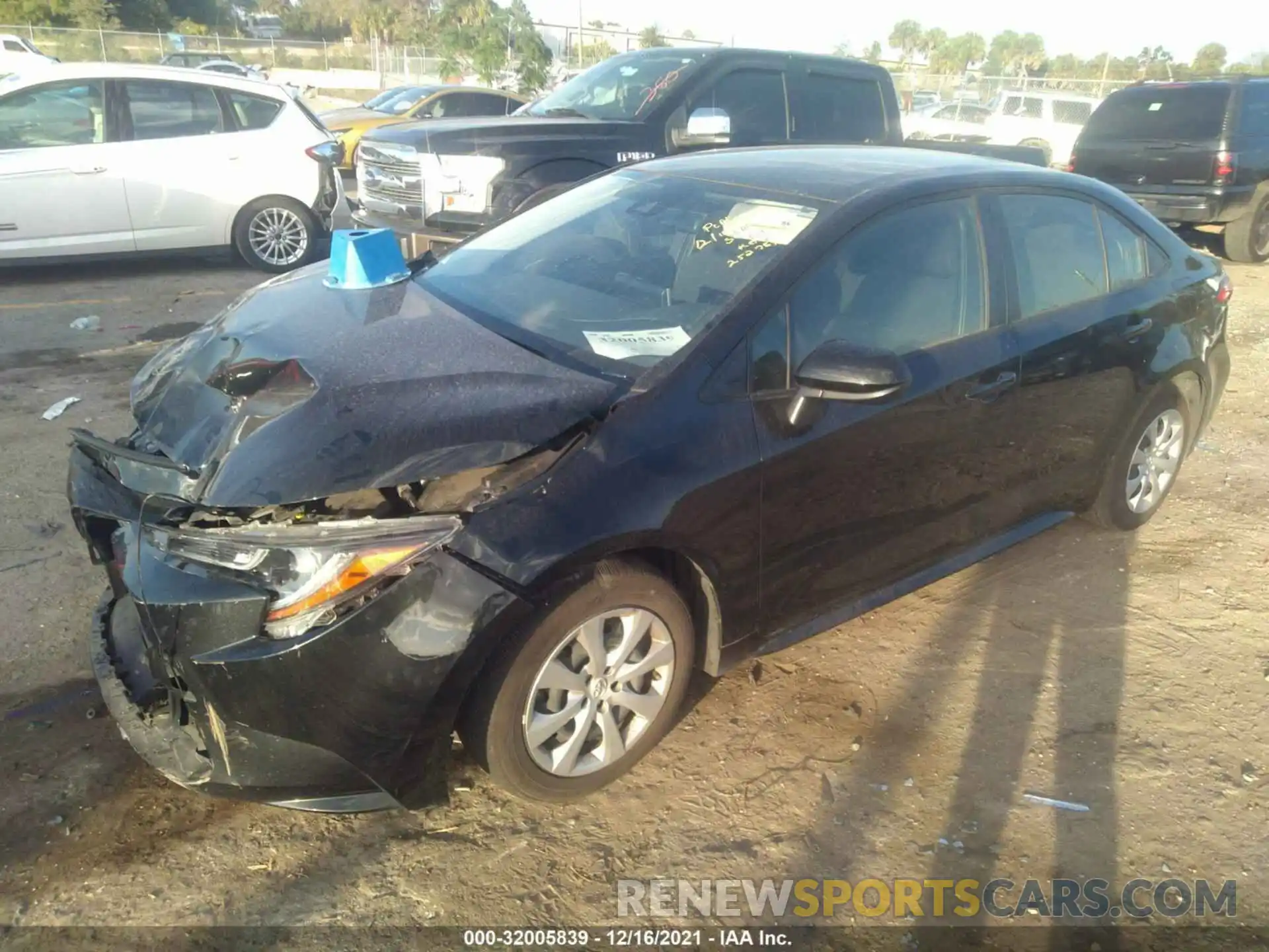 2 Photograph of a damaged car JTDEPMAE4MJ157839 TOYOTA COROLLA 2021