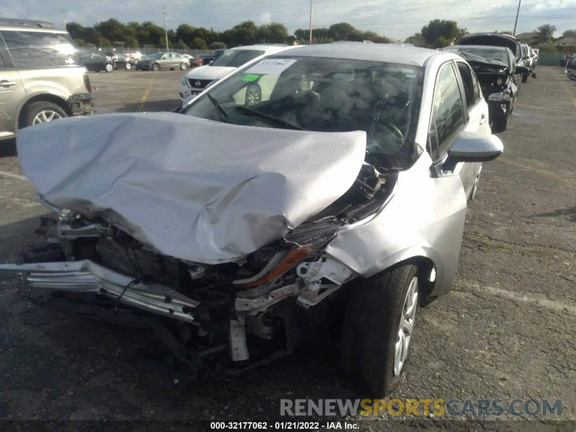 6 Photograph of a damaged car JTDEPMAE4MJ158943 TOYOTA COROLLA 2021