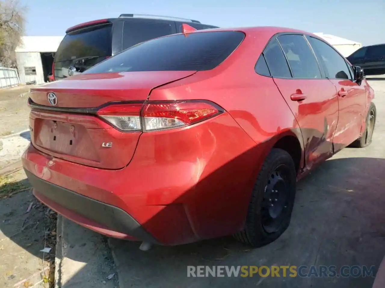 4 Photograph of a damaged car JTDEPMAE4MJ159963 TOYOTA COROLLA 2021