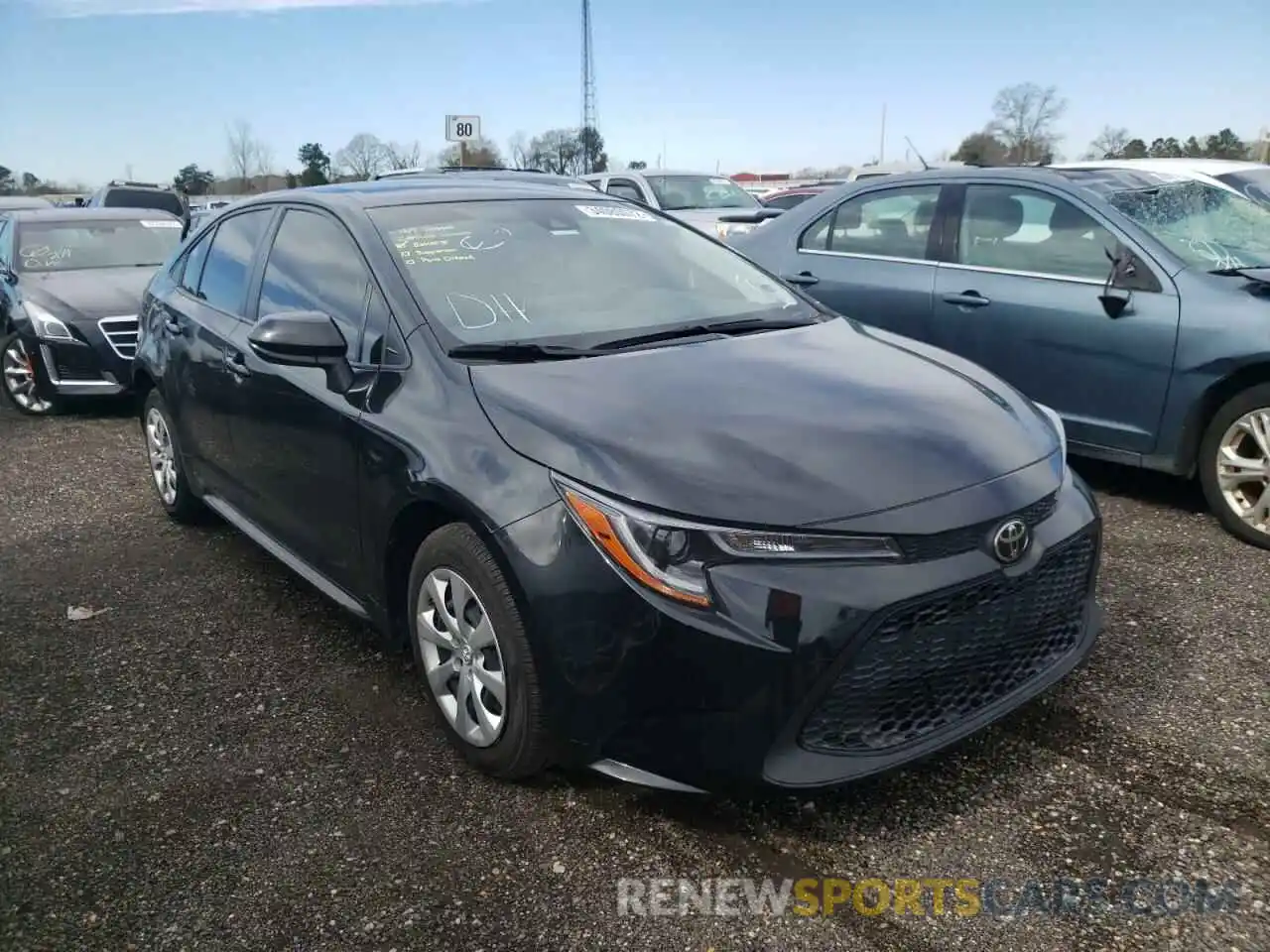 1 Photograph of a damaged car JTDEPMAE4MJ160112 TOYOTA COROLLA 2021