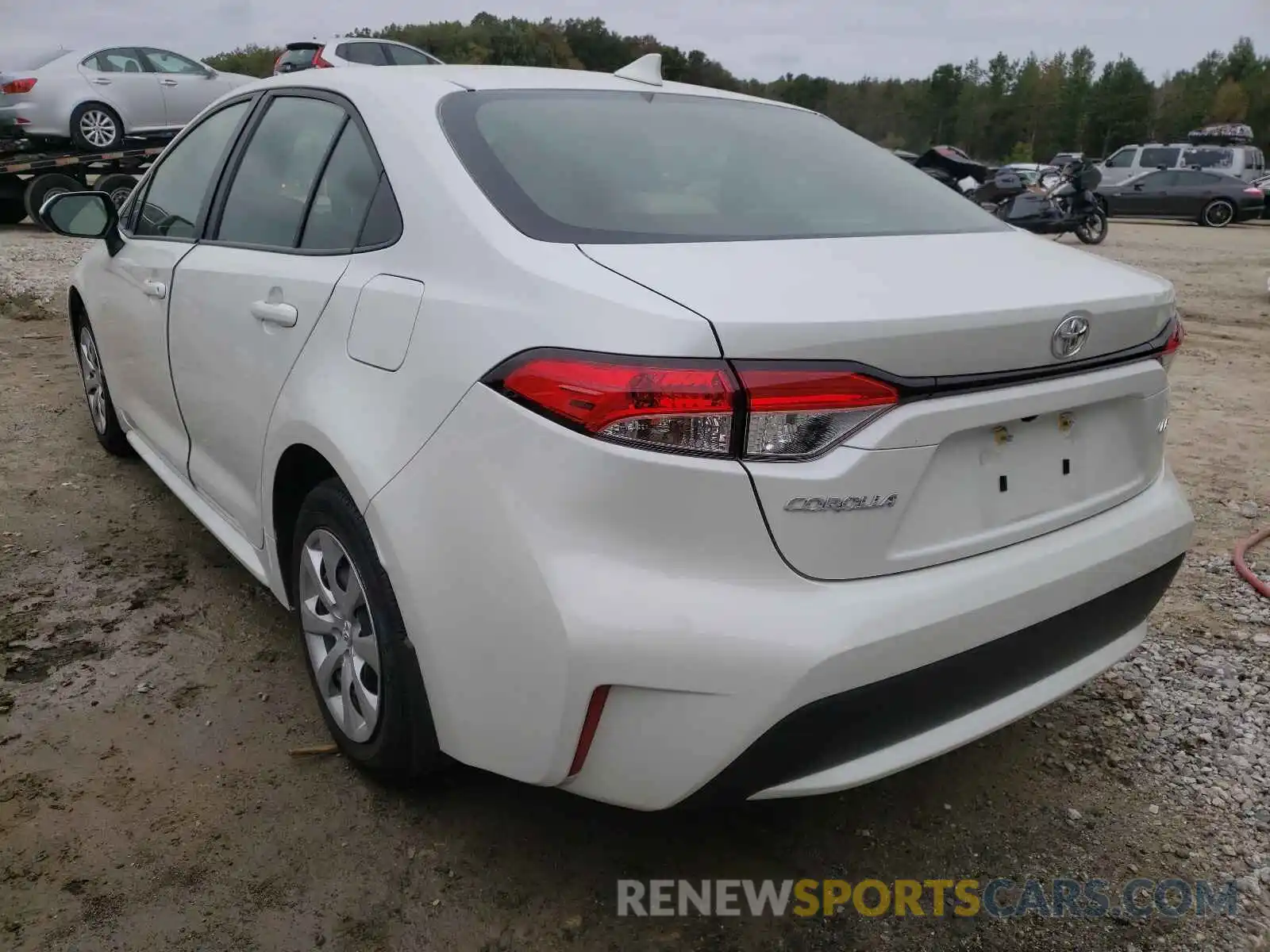 3 Photograph of a damaged car JTDEPMAE4MJ160711 TOYOTA COROLLA 2021