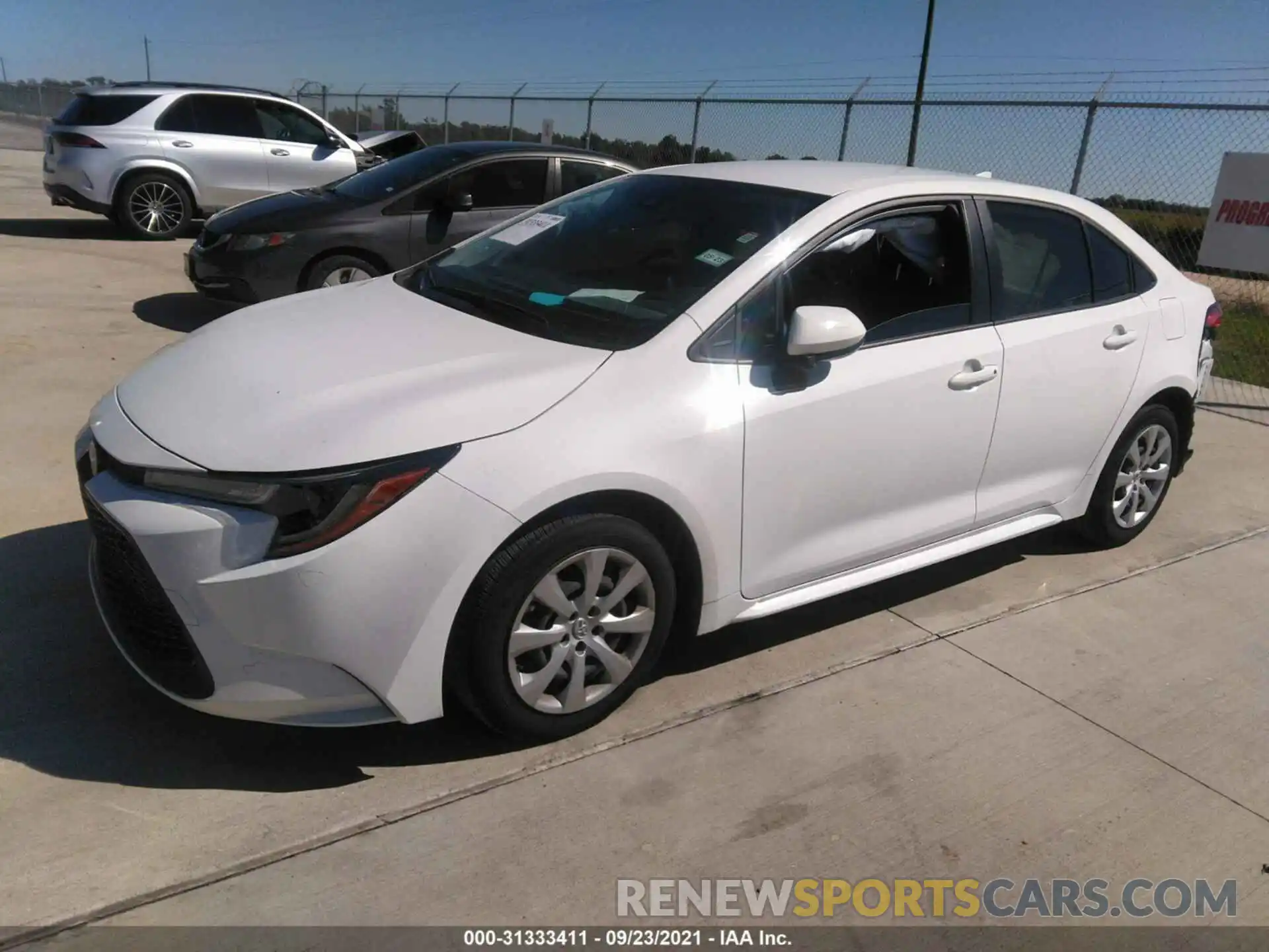 2 Photograph of a damaged car JTDEPMAE4MJ160854 TOYOTA COROLLA 2021