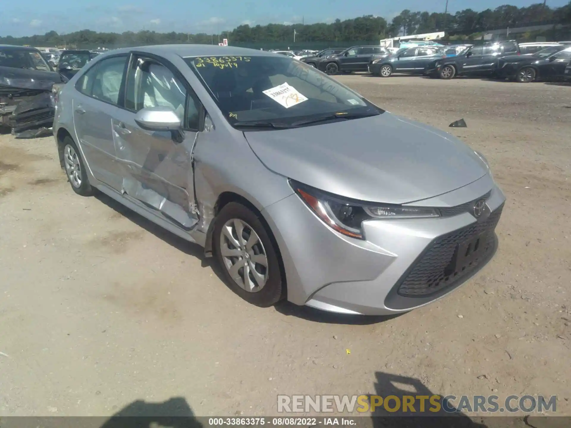 1 Photograph of a damaged car JTDEPMAE4MJ160904 TOYOTA COROLLA 2021