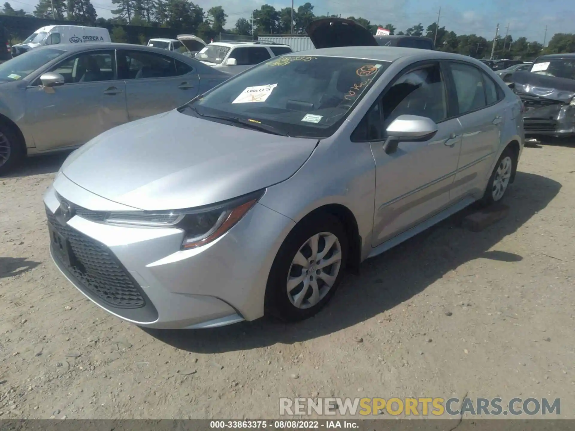 2 Photograph of a damaged car JTDEPMAE4MJ160904 TOYOTA COROLLA 2021