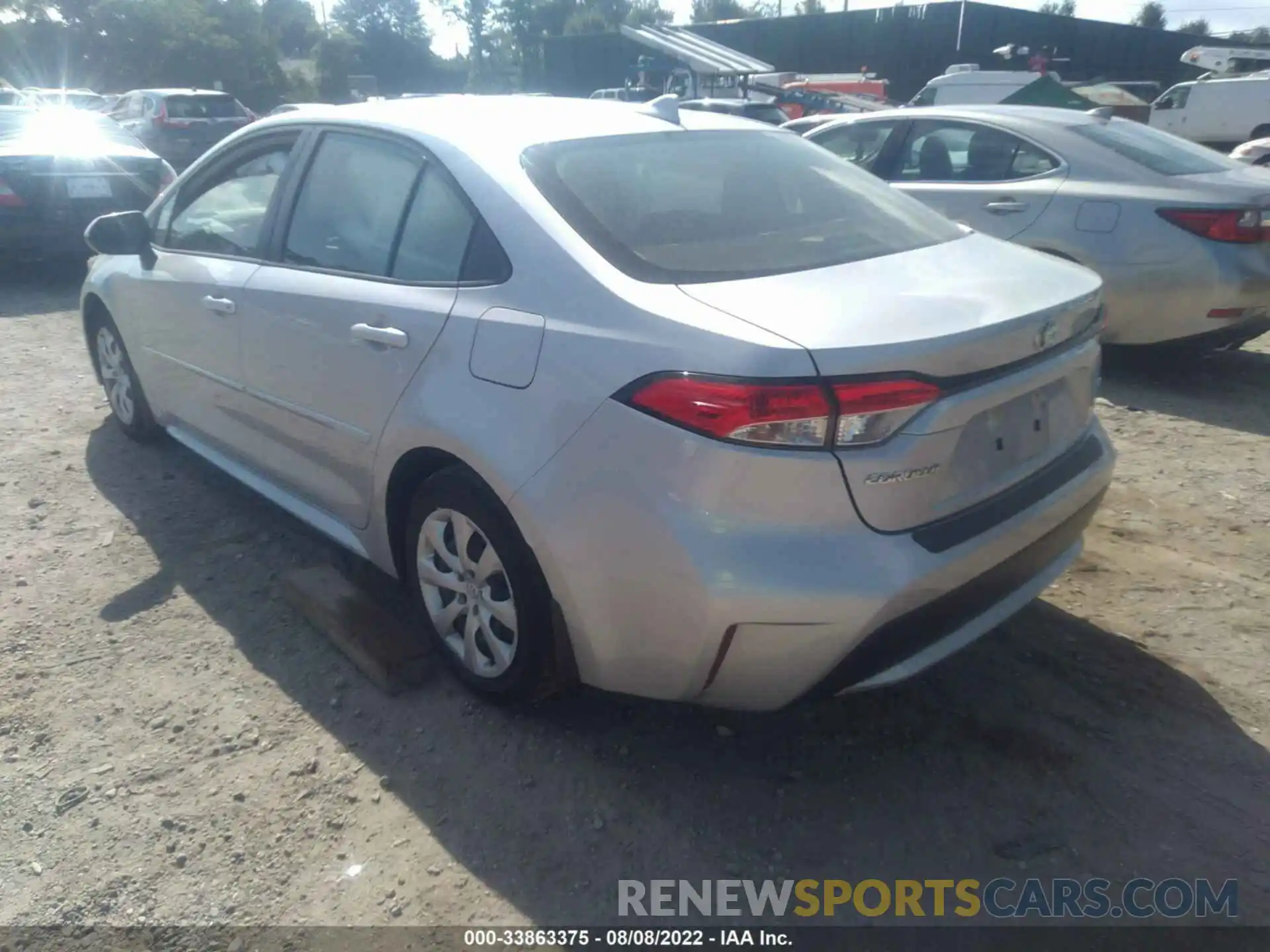 3 Photograph of a damaged car JTDEPMAE4MJ160904 TOYOTA COROLLA 2021