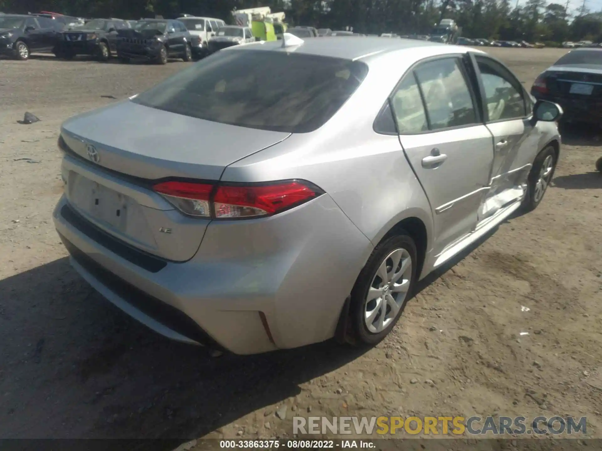 4 Photograph of a damaged car JTDEPMAE4MJ160904 TOYOTA COROLLA 2021