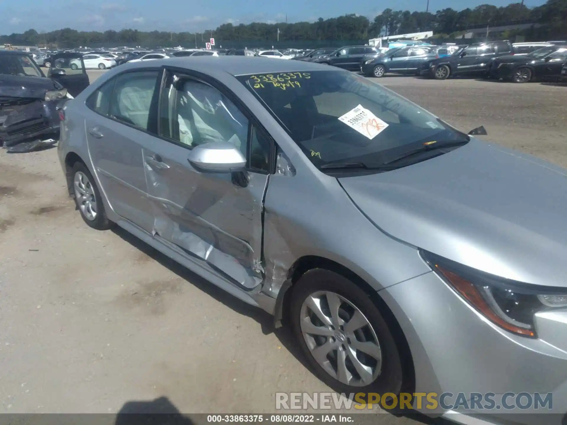 6 Photograph of a damaged car JTDEPMAE4MJ160904 TOYOTA COROLLA 2021